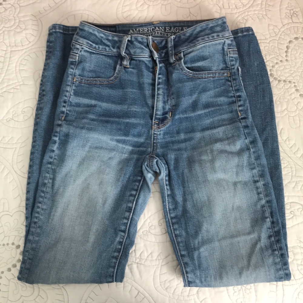 Light American Eagle Skinny High Wasted Jeans🤩